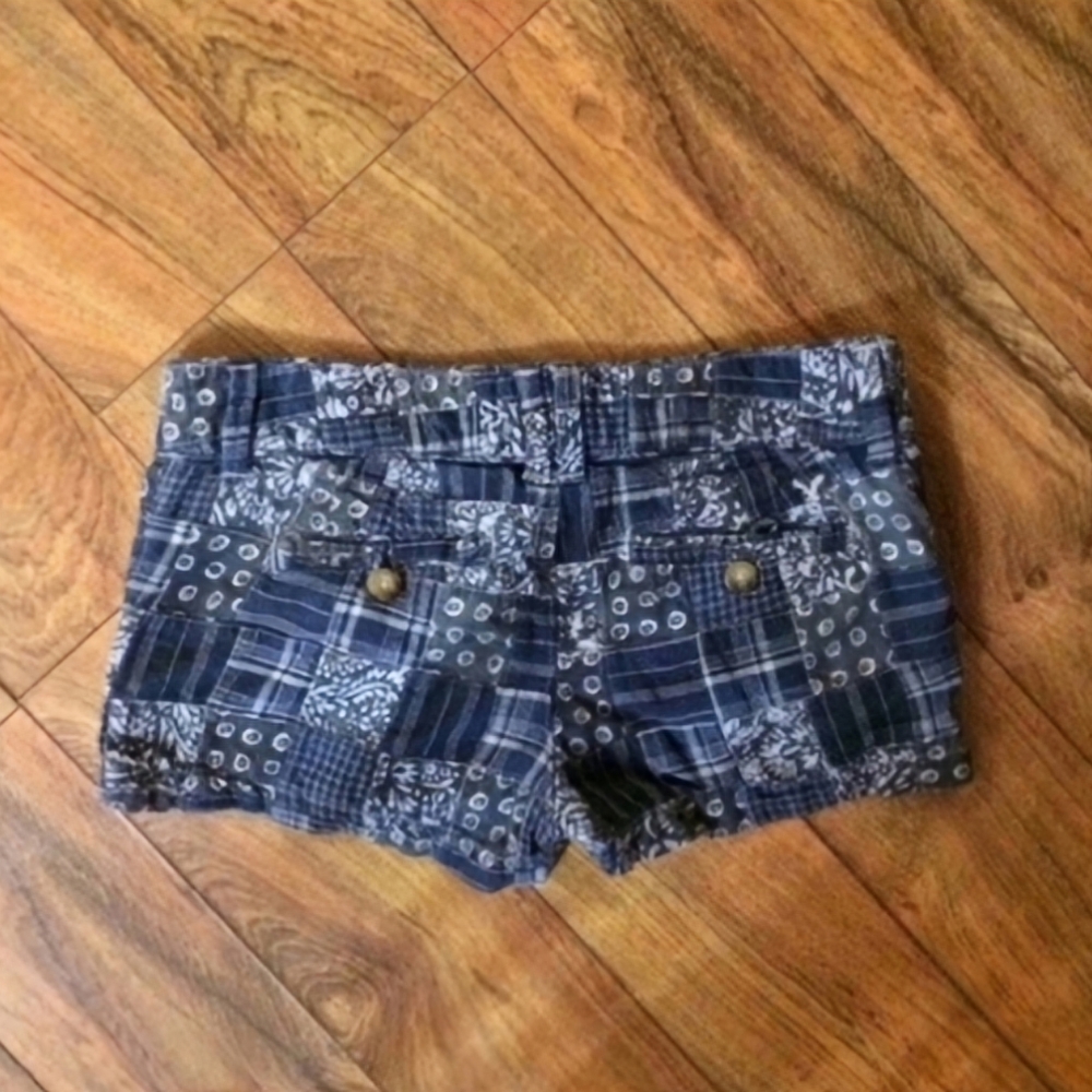 Beautiful American Eagle Blue Patchwork Women's S… - image 2